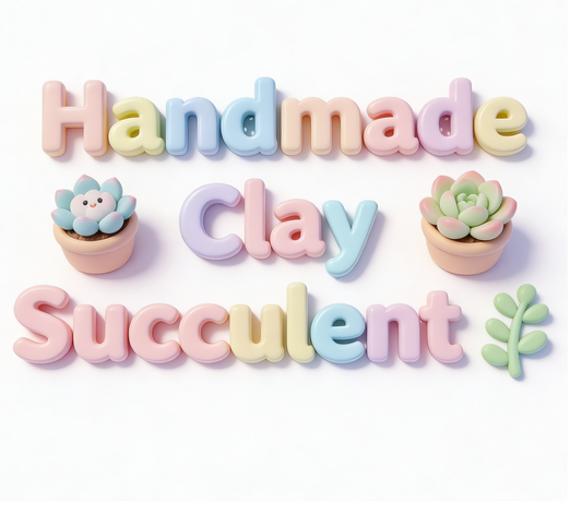 Confirm Your Live Selection(Handmade Clay Succulent 🌱)